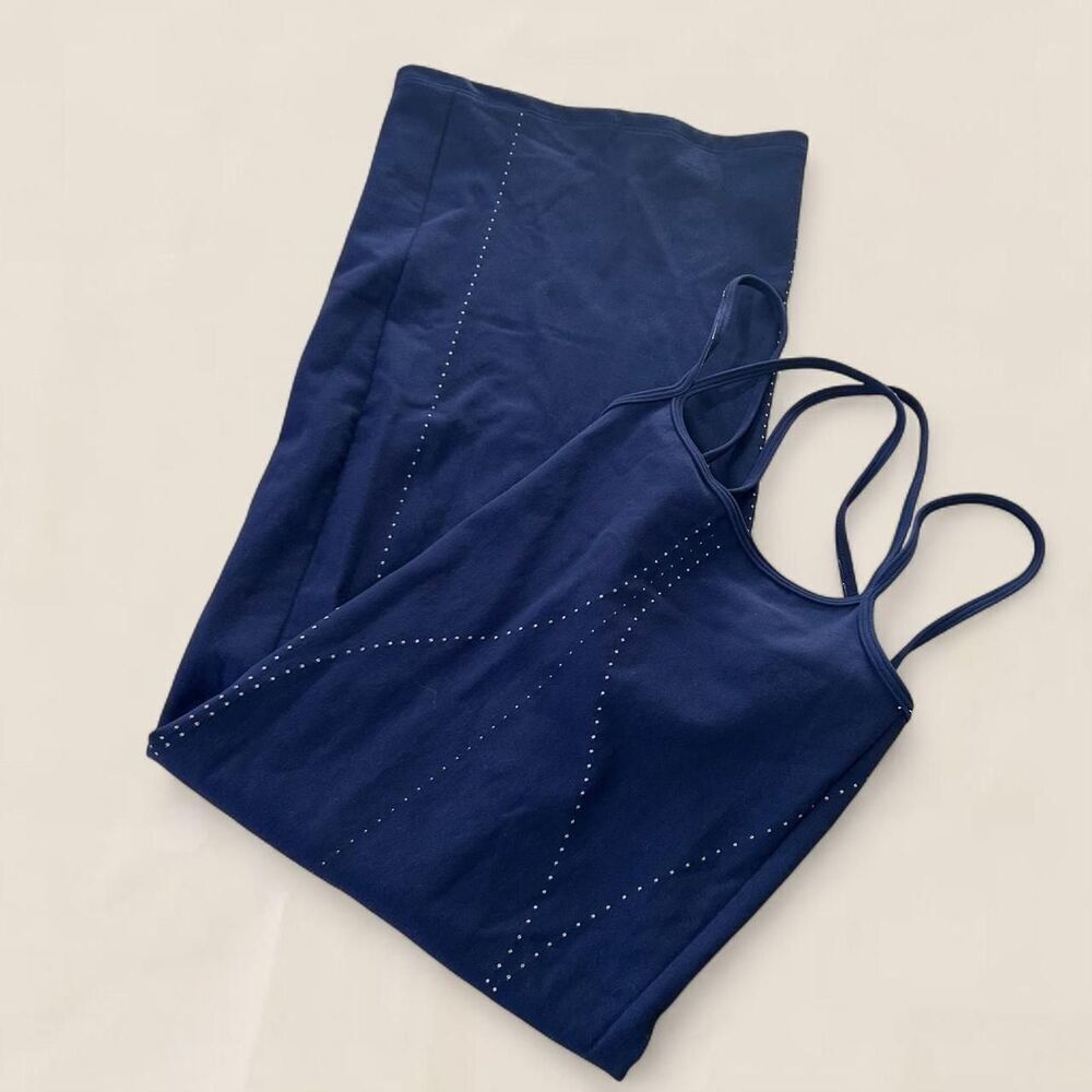 Dion Lee X Carbon38 navy Seamless Bodycon Dress | size xs-s workout active